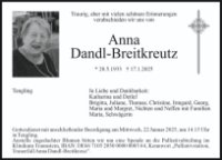 eine Anzeige