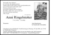 eine Anzeige