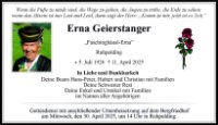 eine Anzeige