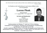 eine Anzeige